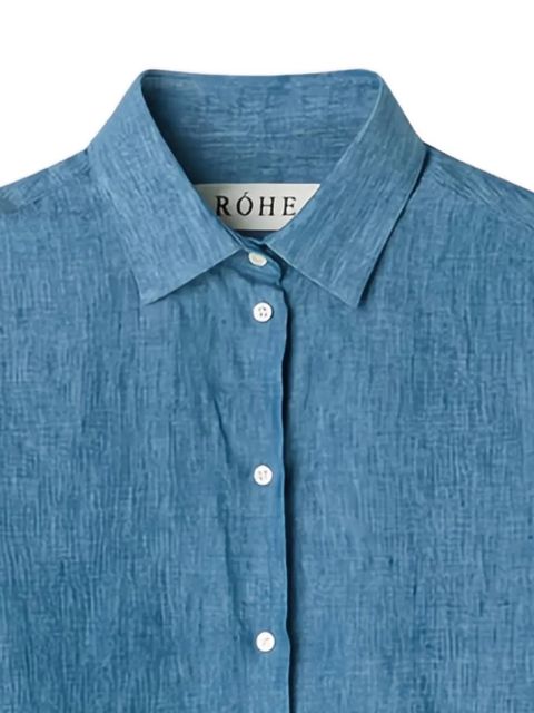 Róhe chambray buttoned shirt - Blue - zdjęcie produktu nr 2