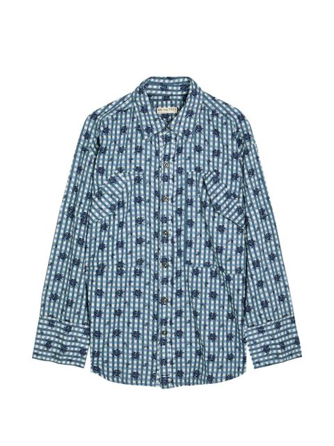 Free People We The Free Ashley plaid-pattern shirt - Blue - zdjęcie produktu nr 1
