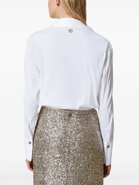 TWINSET poplin blouse - White