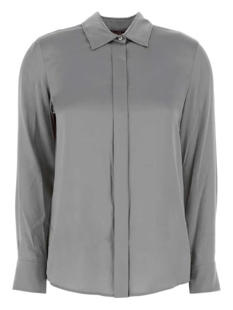 Max Mara Baden silk long-sleeve shirt - Grey - zdjęcie produktu nr 1