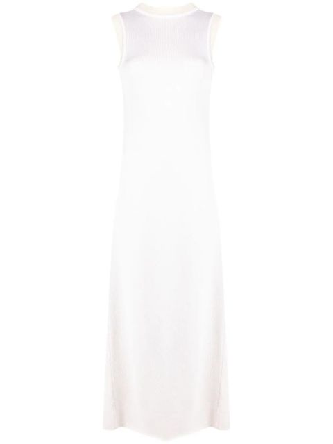 Jil Sander fine knit sleeveless dress - Neutrals - zdjęcie produktu nr 1