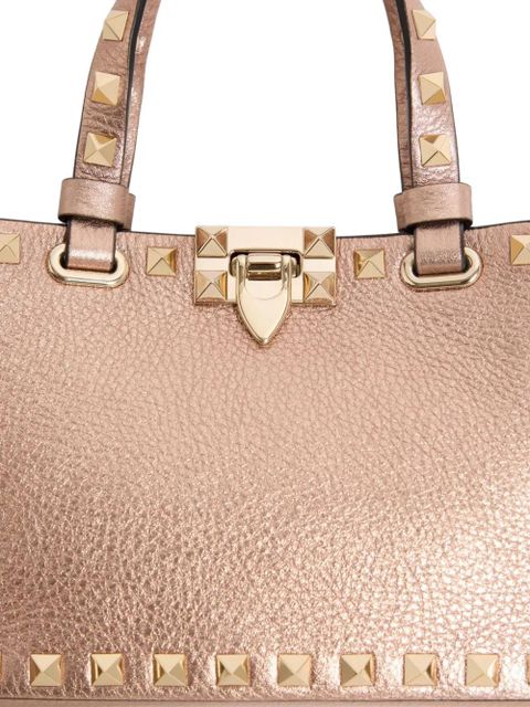Valentino Garavani mini Rockstud tote bag - Brown