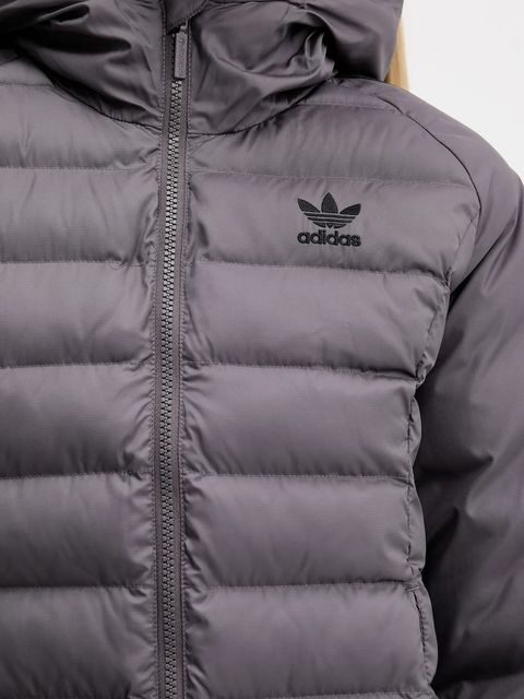 adidas Originals kurtka Slim Jacket kolor szary przejściowa JX2938