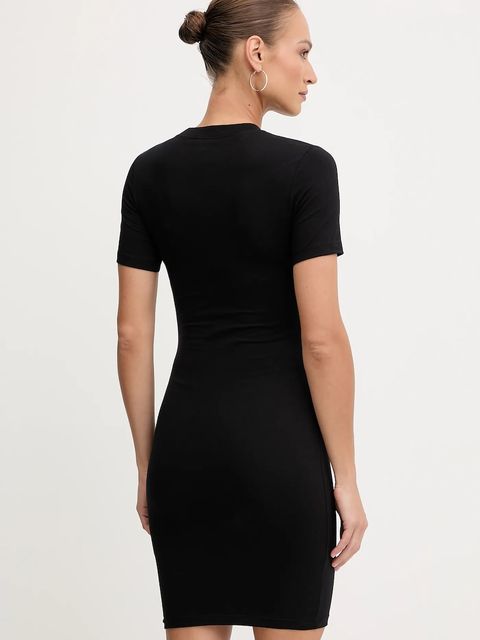 Versace Jeans Couture sukienka kolor czarny mini dopasowana 79HAOE05 CJ02E - zdjęcie produktu nr 2