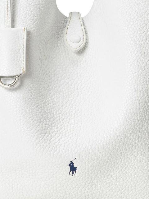 Polo Ralph Lauren torebka skórzana Tote kolor biały 428938031 - zdjęcie produktu nr 2