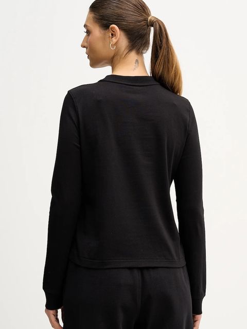 Calvin Klein Jeans longsleeve bawełniany kolor czarny LV047E820G