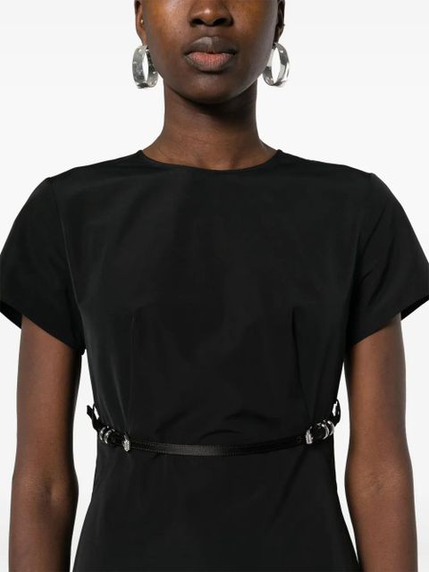 Givenchy Voyou belted mini dress - Black
