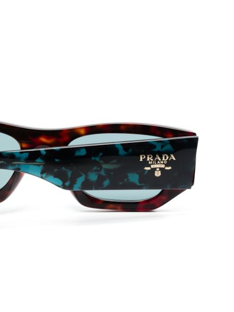Prada Eyewear rectangle-frame sunglasses - Brown - zdjęcie produktu nr 2