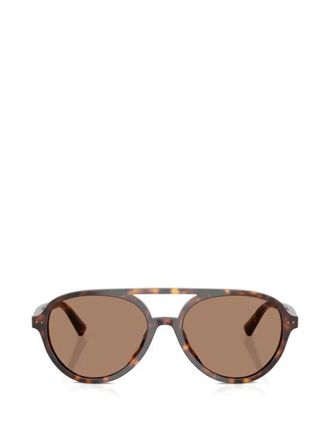 Jimmy Choo browline-frame sunglasses - Brown - zdjęcie produktu nr 1