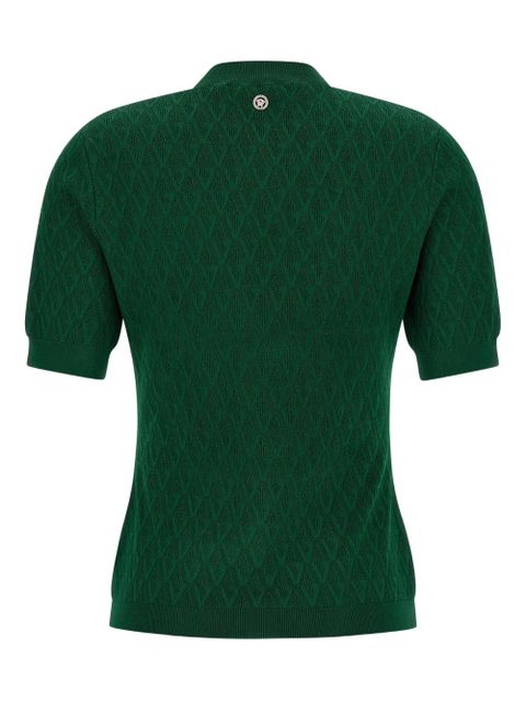 Versace jacquard short-sleeve sweater - Green - zdjęcie produktu nr 2