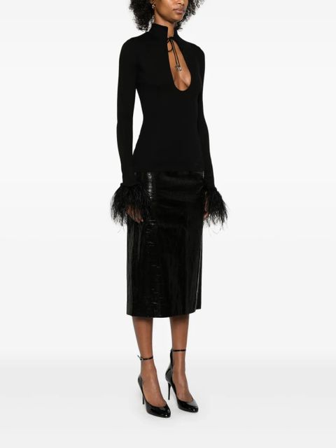 MANURÍ Luna blouse - Black