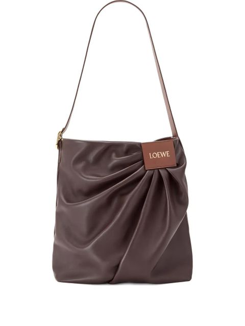 LOEWE Draped shoulder bag - Brown - zdjęcie produktu nr 1