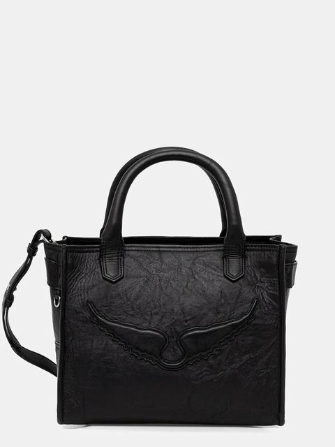 ZADIG&VOLTAIRE torebka skórzana kolor czarny LWBA04144 - zdjęcie produktu nr 1