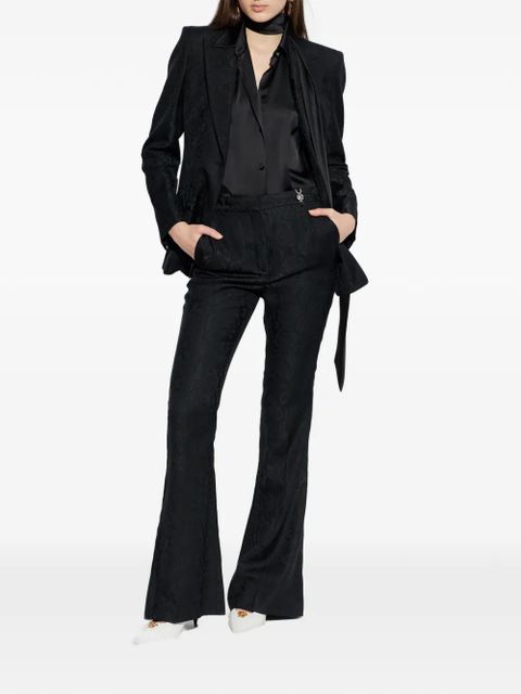 Versace tie-neck sleeveless shirt - Black - zdjęcie produktu nr 2