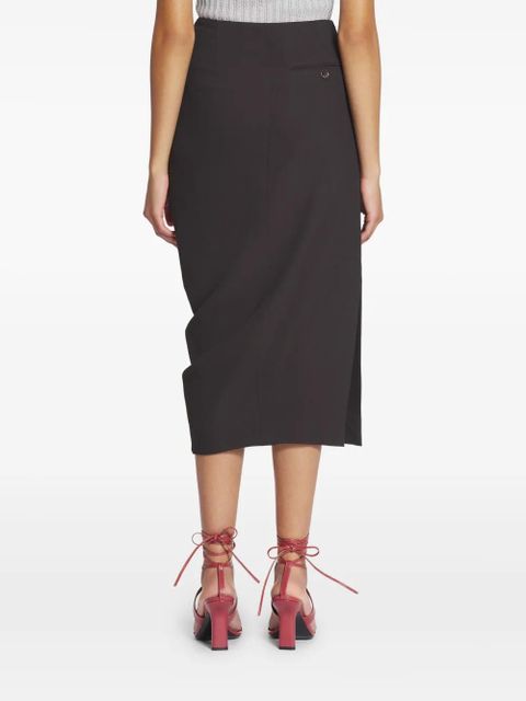 Lanvin asymmetric skirt - Black