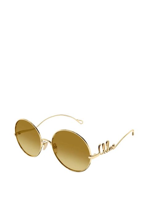 Chloé Eyewear round-frame sunglasses - Gold - zdjęcie produktu nr 2