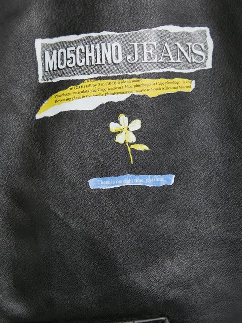 Moschino Jeans kurtka skórzana