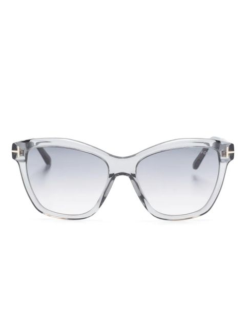 TOM FORD Eyewear Lucia wayfarer-frame sunglasses - Grey - zdjęcie produktu nr 1