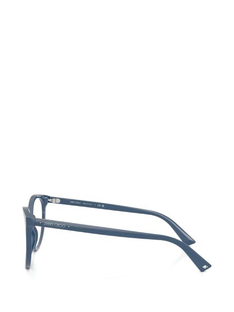 Jimmy Choo oval frame glasses - Blue