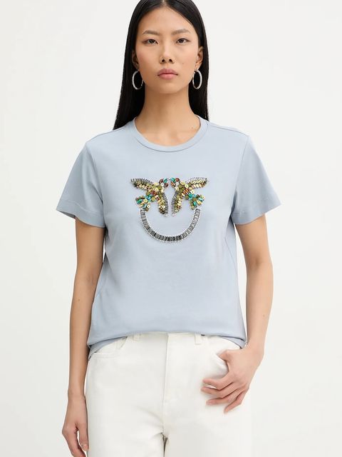 Pinko t-shirt bawełniany - zdjęcie produktu nr 1