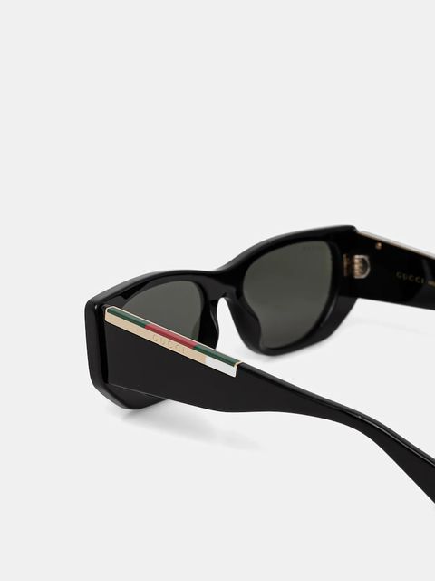 Gucci okulary przeciwsłoneczne damskie kolor czarny GG1959S