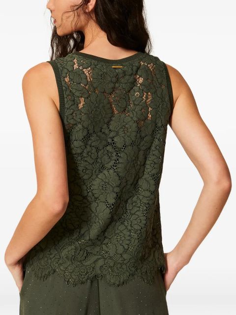 TWINSET lace blouse - Green
