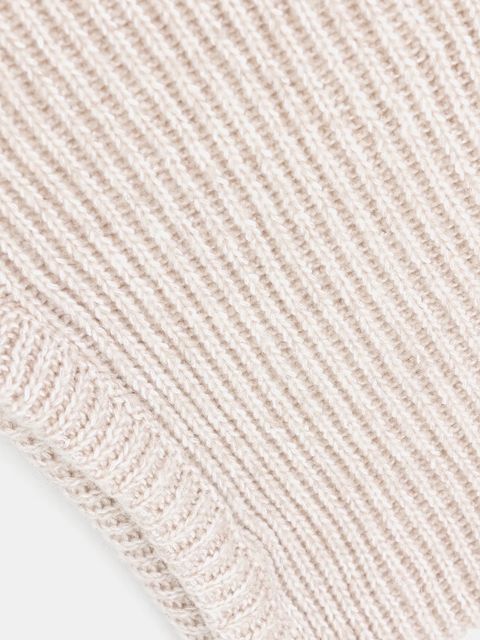 Answear.LAB kominiarka z wełną merino kolor beżowy