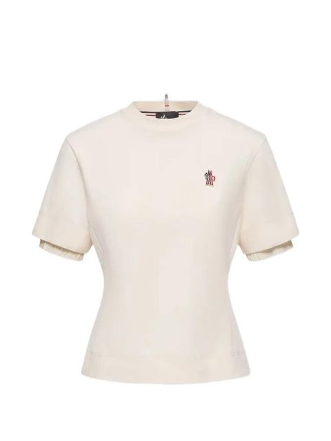 Moncler Grenoble short-sleeved logo T-shirt - White - zdjęcie produktu nr 1