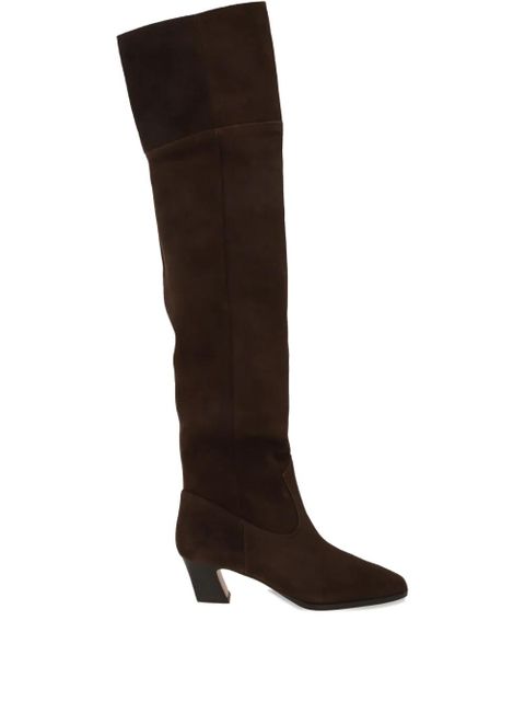 Aquazzura 50mm Nomad square-toe boots - Brown - zdjęcie produktu nr 1