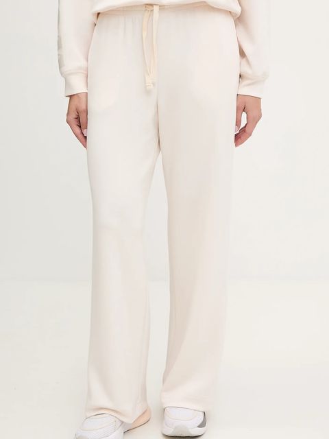 Banana Moon spodnie dresowe Welljoy damskie kolor beżowy melanżowe PLANK.WELLJOY - zdjęcie produktu nr 1