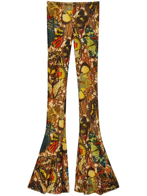 Jean Paul Gaultier Papillon flared leggings - Yellow - zdjęcie produktu nr 1