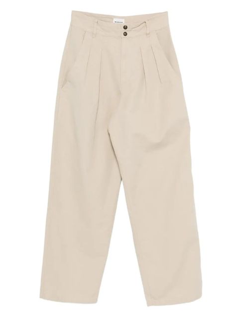 MARANT ÉTOILE Nadine pleated trousers - Neutrals - zdjęcie produktu nr 1