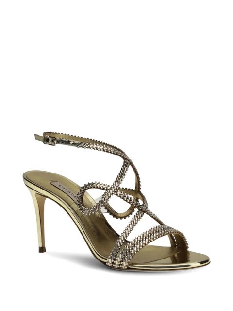 Casadei Julia Josephine strappy sandals - Gold - zdjęcie produktu nr 2