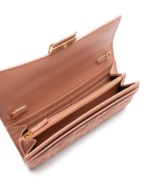 FENDI continental wallet-on-chain - Pink