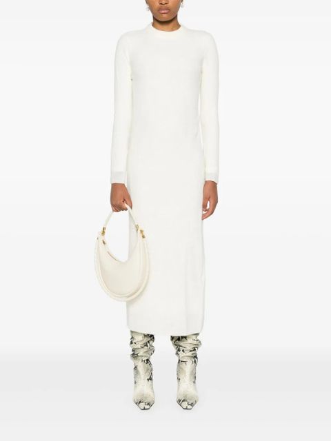 Jil Sander layered wool midi dress - White - zdjęcie produktu nr 2