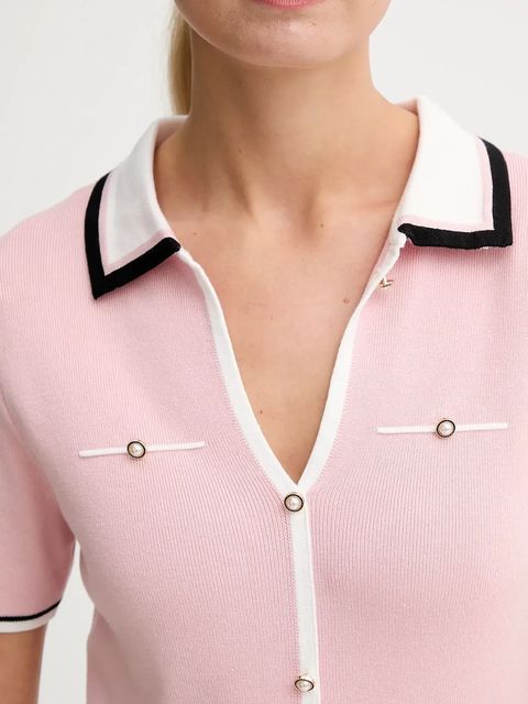 Morgan sweter MTOI damskie kolor różowy lekki MTOI