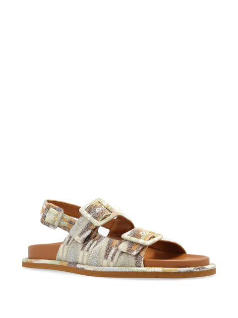 Missoni Missoni open toe leather sandals - Neutrals