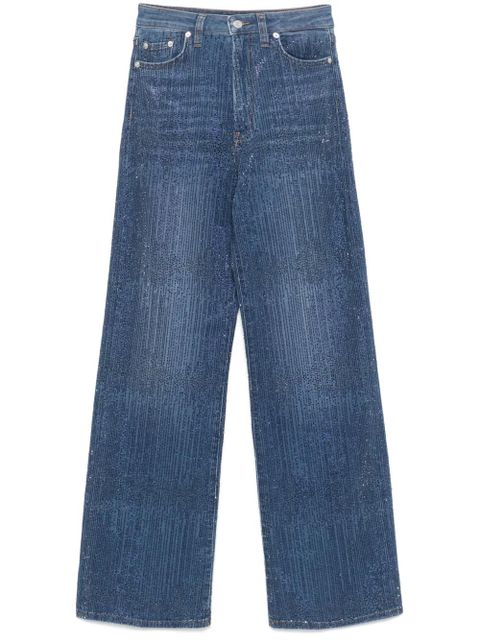 Maje rhinestone-embellished jeans - Blue - zdjęcie produktu nr 1