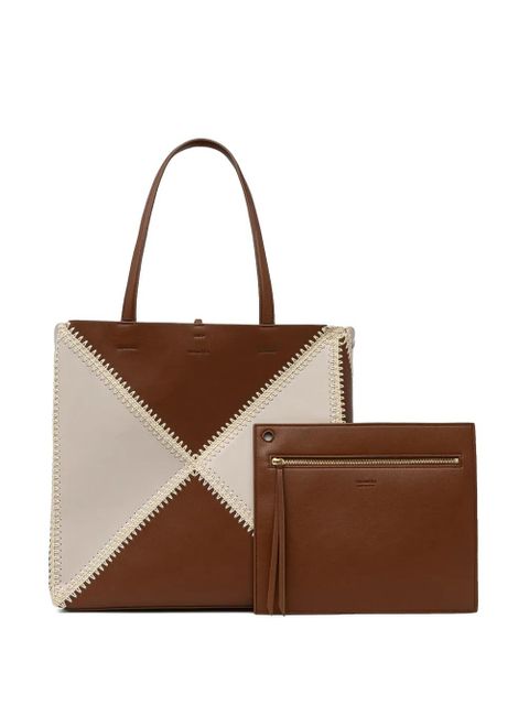 Nanushka Origami tote bag - Brown - zdjęcie produktu nr 1