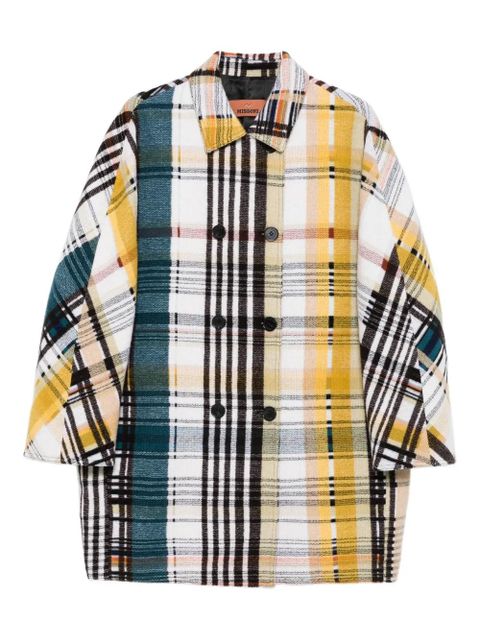 Missoni wool double-breasted coat - White