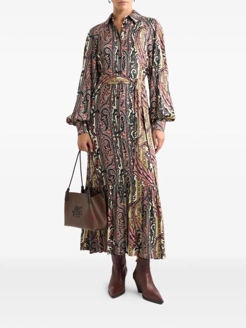 ETRO paisley-print shirt dress - Pink - zdjęcie produktu nr 2