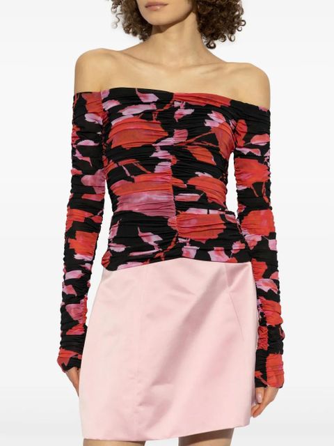 Blumarine draped top - Black