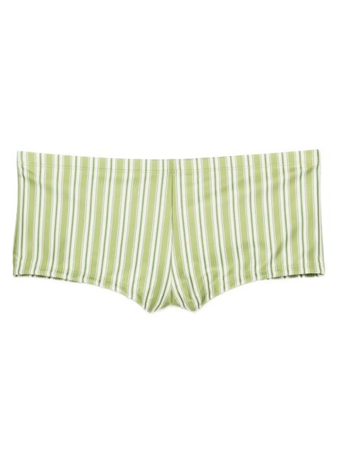 Faithfull the Brand Olina striped bikini bottom - Green - zdjęcie produktu nr 1