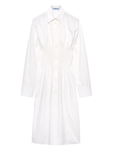 Prada cotton-canvas dress - White - zdjęcie produktu nr 1