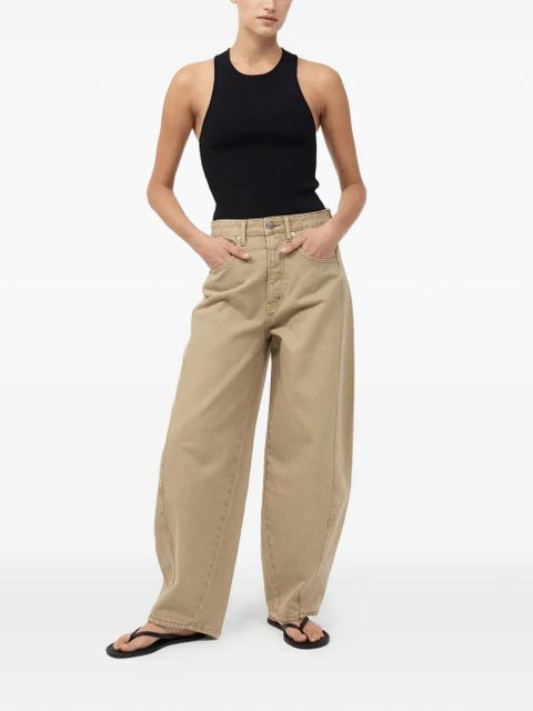 St. Agni ribbed racer-back tank top - Black - zdjęcie produktu nr 2