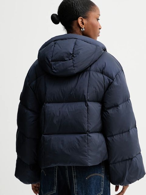 Calvin Klein kurtka puchowa kolor granatowy zimowa oversize LV044D525G