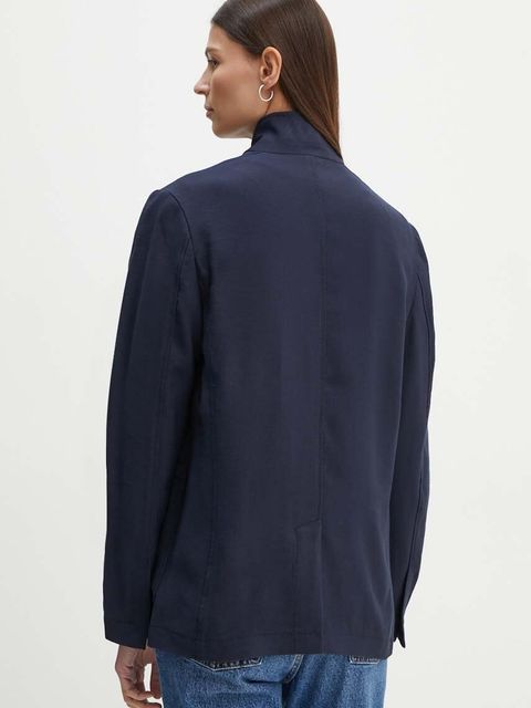 G-Star marynarka kolor granatowy jednorzędowa gładka D25210-D714 - zdjęcie produktu nr 2