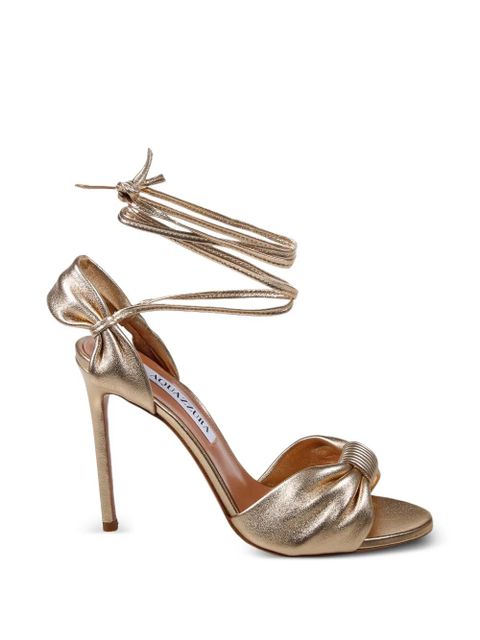 Aquazzura Carina strappy sandals - Gold - zdjęcie produktu nr 1