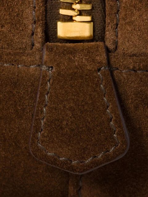 Miu Miu Arcadie suede tote bag - Brown