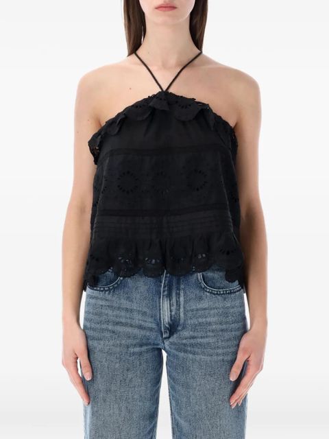 MARANT ÉTOILE Prisha halterneck top - Black - zdjęcie produktu nr 1
